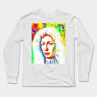 Robert Boyle Colourful Portrait | Robert Boyle Artwork 10 Long Sleeve T-Shirt